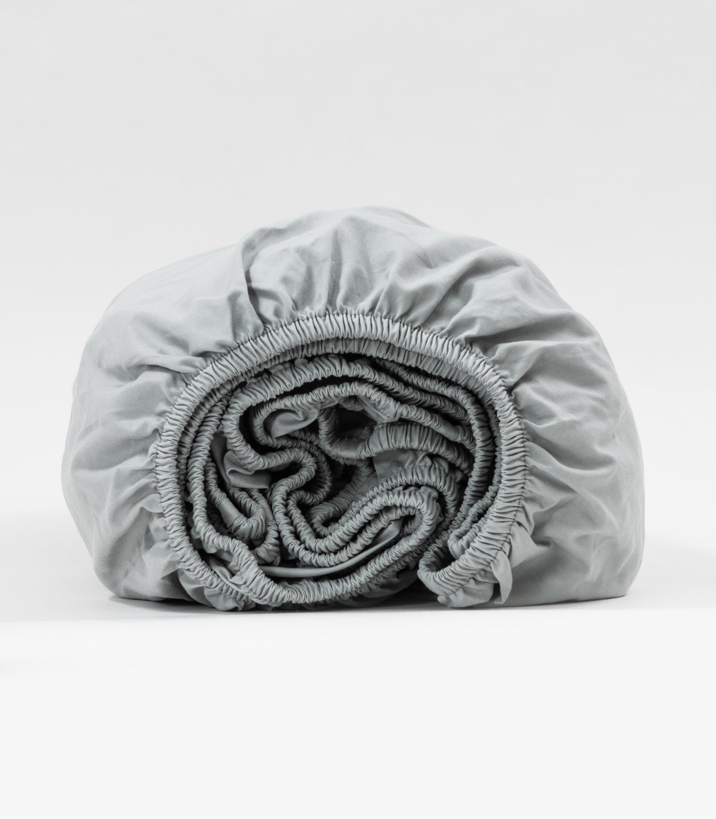 Percale Fitted Sheet - Sky Blue