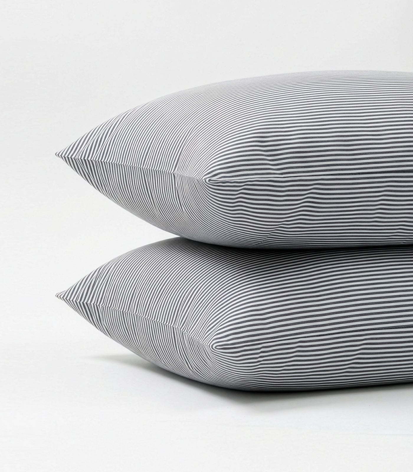 Percale Pillow Cases (Pair) - Limited Edition - Oxford Stripe