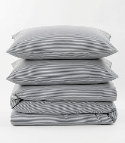 Percale Quilt Cover Set - Limited Edition - Oxford Stripe