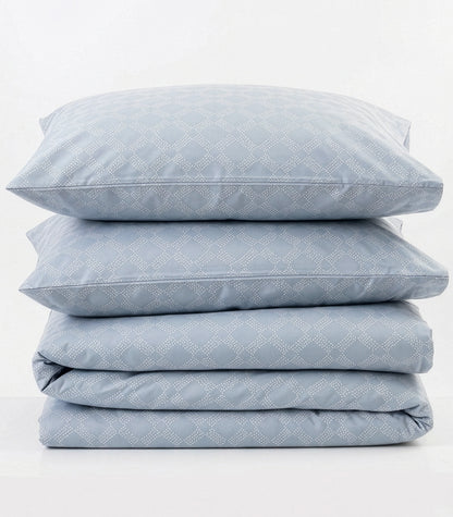 Percale Quilt Cover Set - Limited Edition - Large Dot Blue