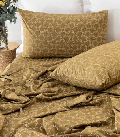 Percale Sheet Set - Limited Edition - Large Dot Pine