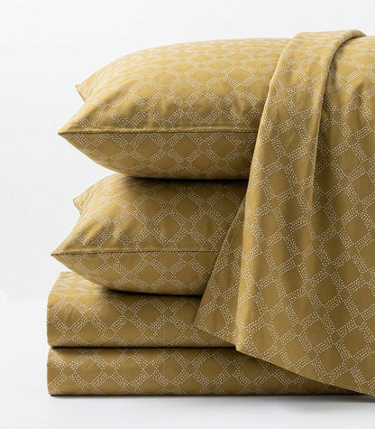 Percale Sheet Set - Limited Edition - Large Dot Pine
