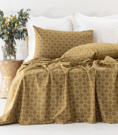 Percale Sheet Set - Limited Edition - Large Dot Pine