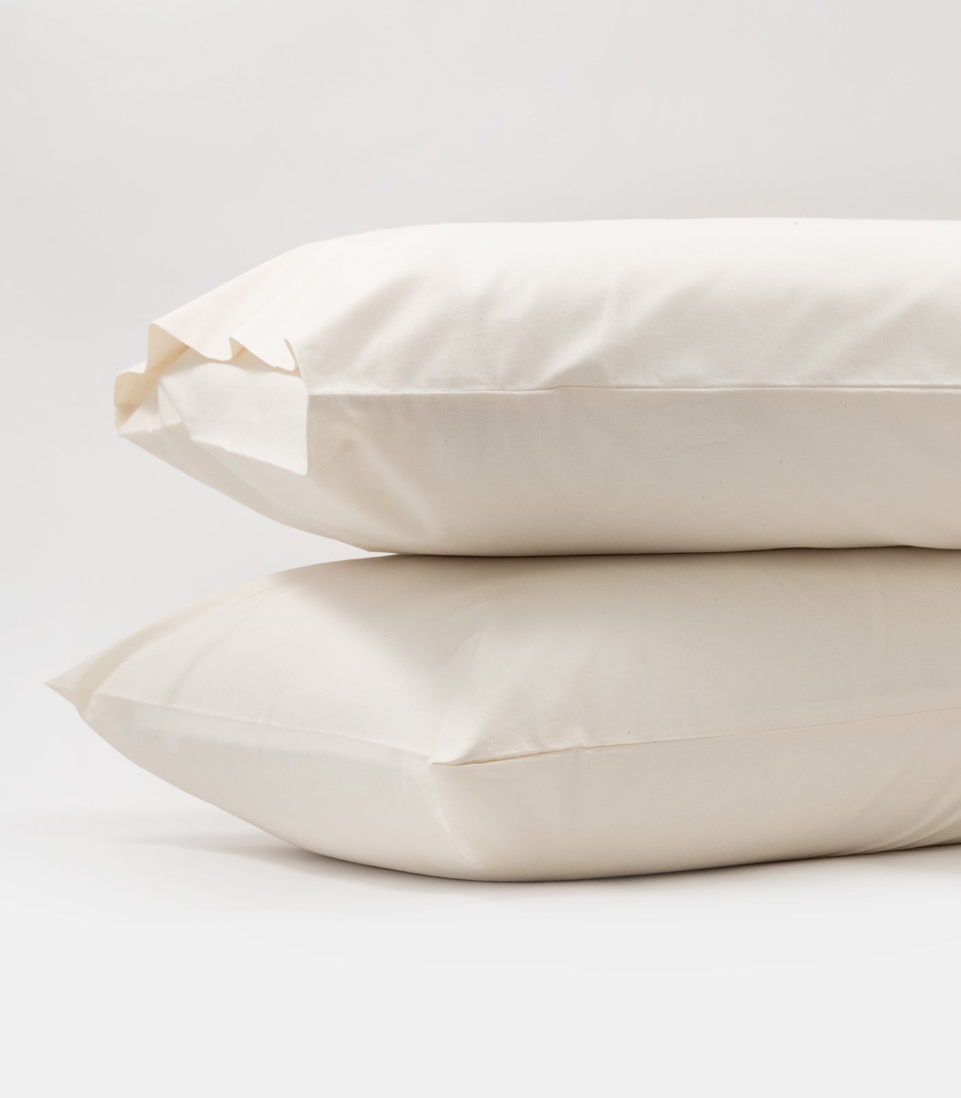 Percale Pillow Cases - Natural