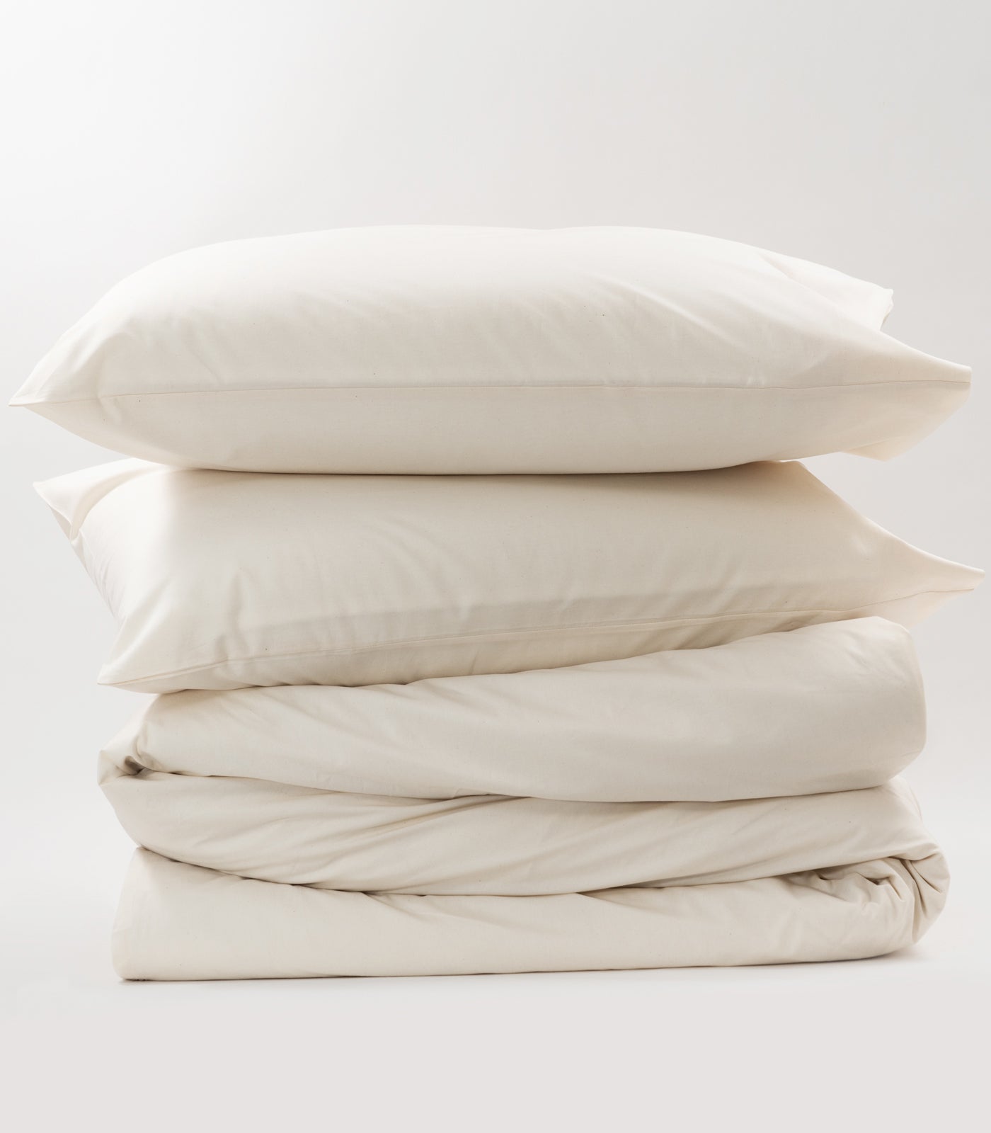 Percale Quilt Set - Natural