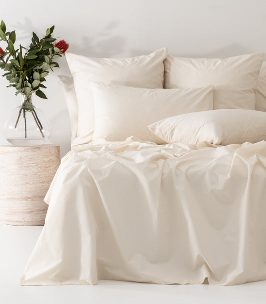 Percale Sheet Set - Natural