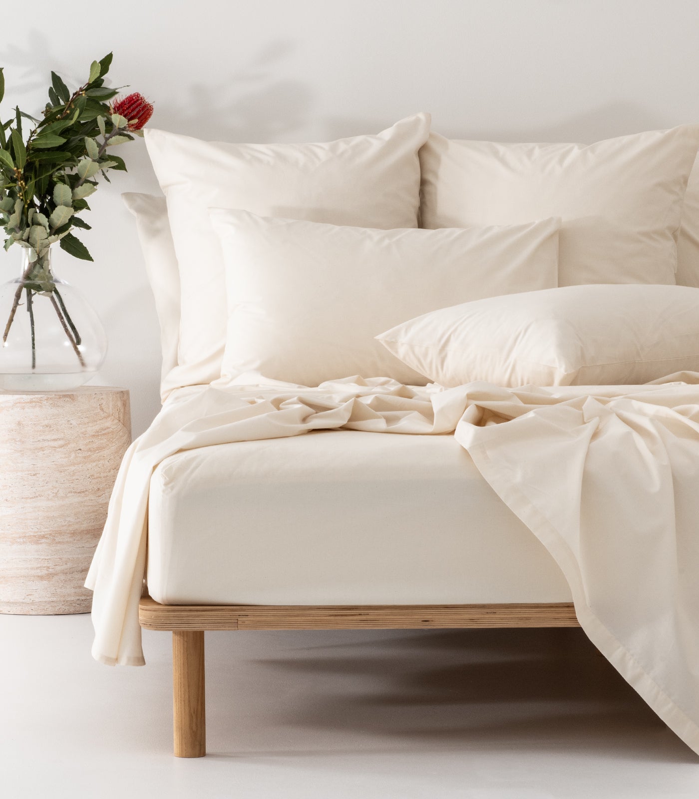 Percale Sheet Set - Natural