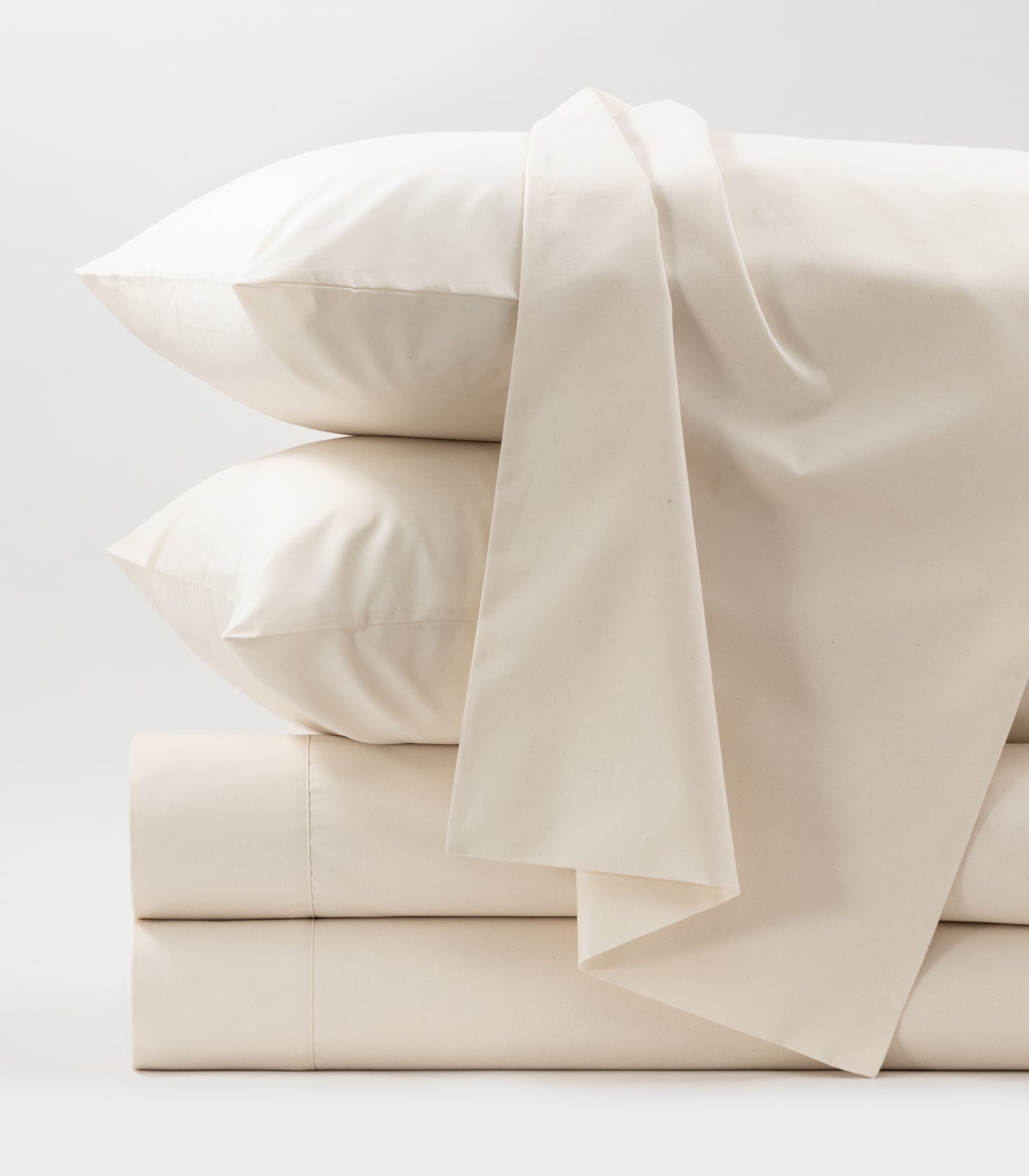 Bhumi Organic Cotton - Sateen Sheet Set - Natural