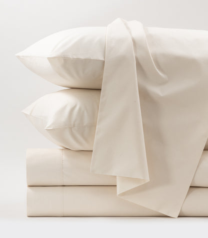 Bhumi Organic Cotton - Sateen Sheet Set - Natural