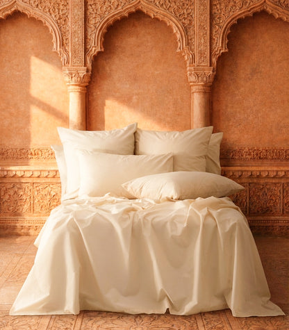 Bhumi Organic Cotton - Sateen Sheet Set - Natural