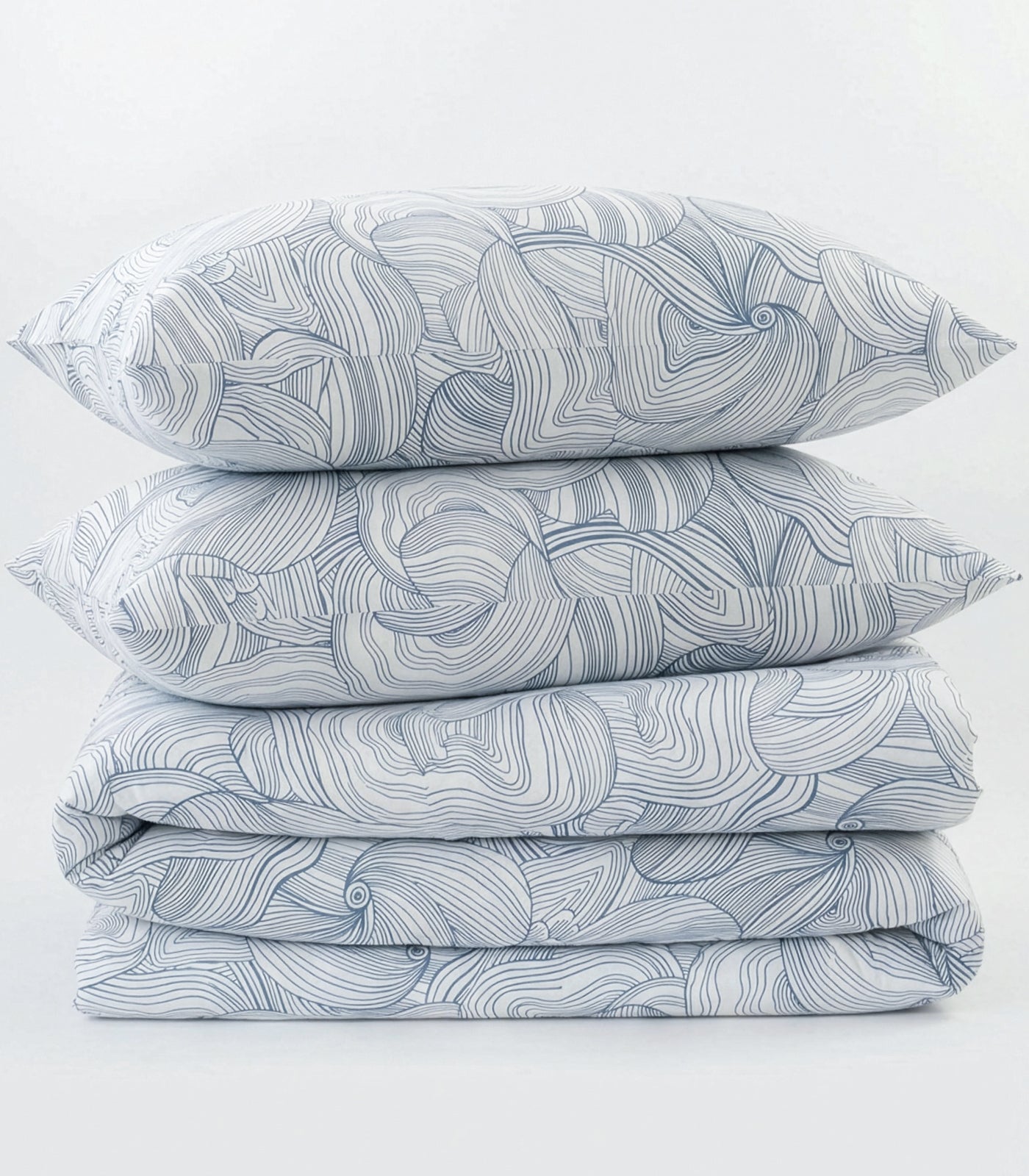 Percale Quilt Cover Set - Limited Edition - Oyster Blue
