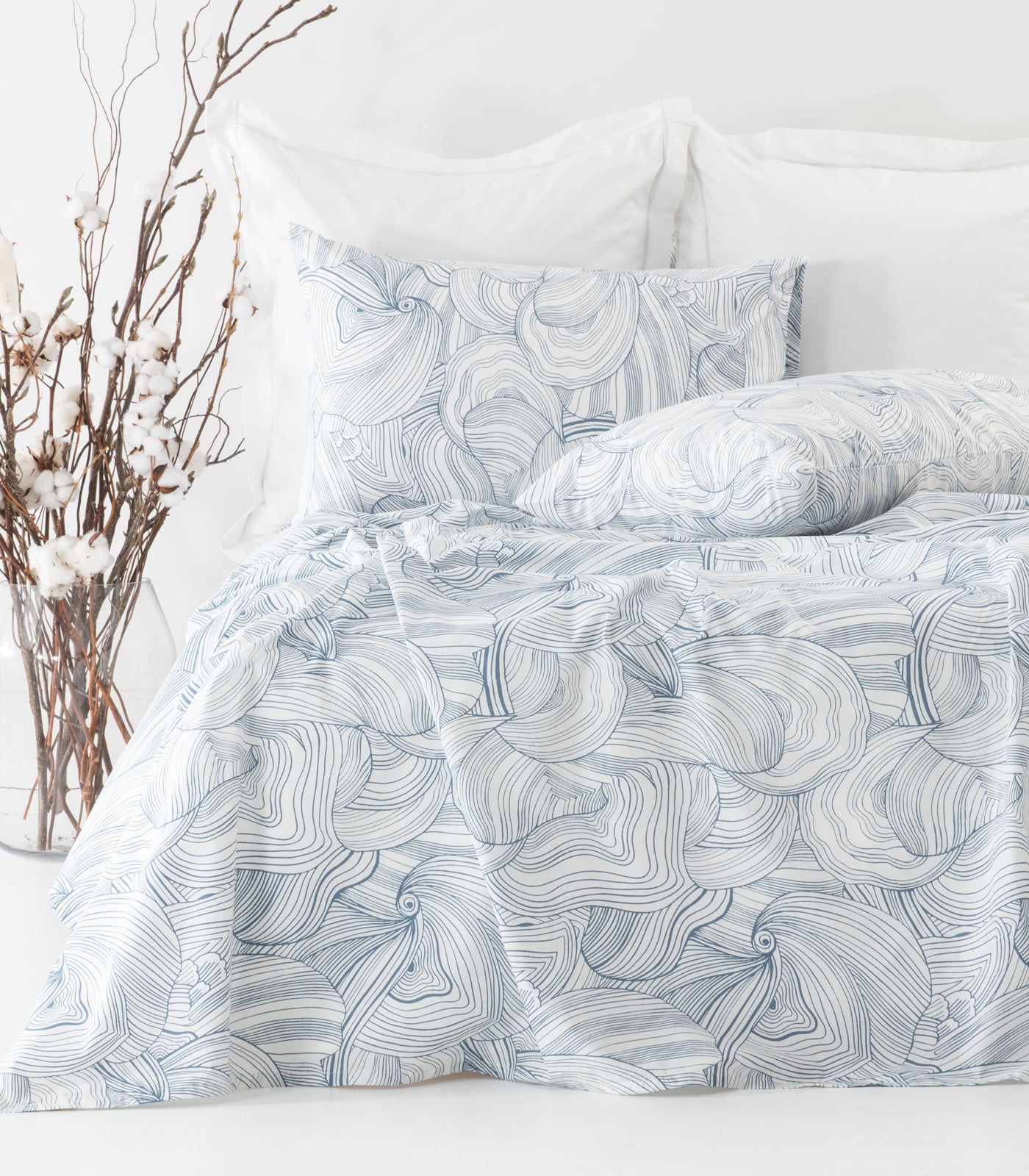 Percale Sheet Set - Limited Edition - Oyster Blue
