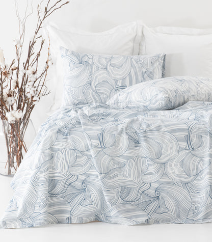 Percale Sheet Set - Limited Edition - Oyster Blue