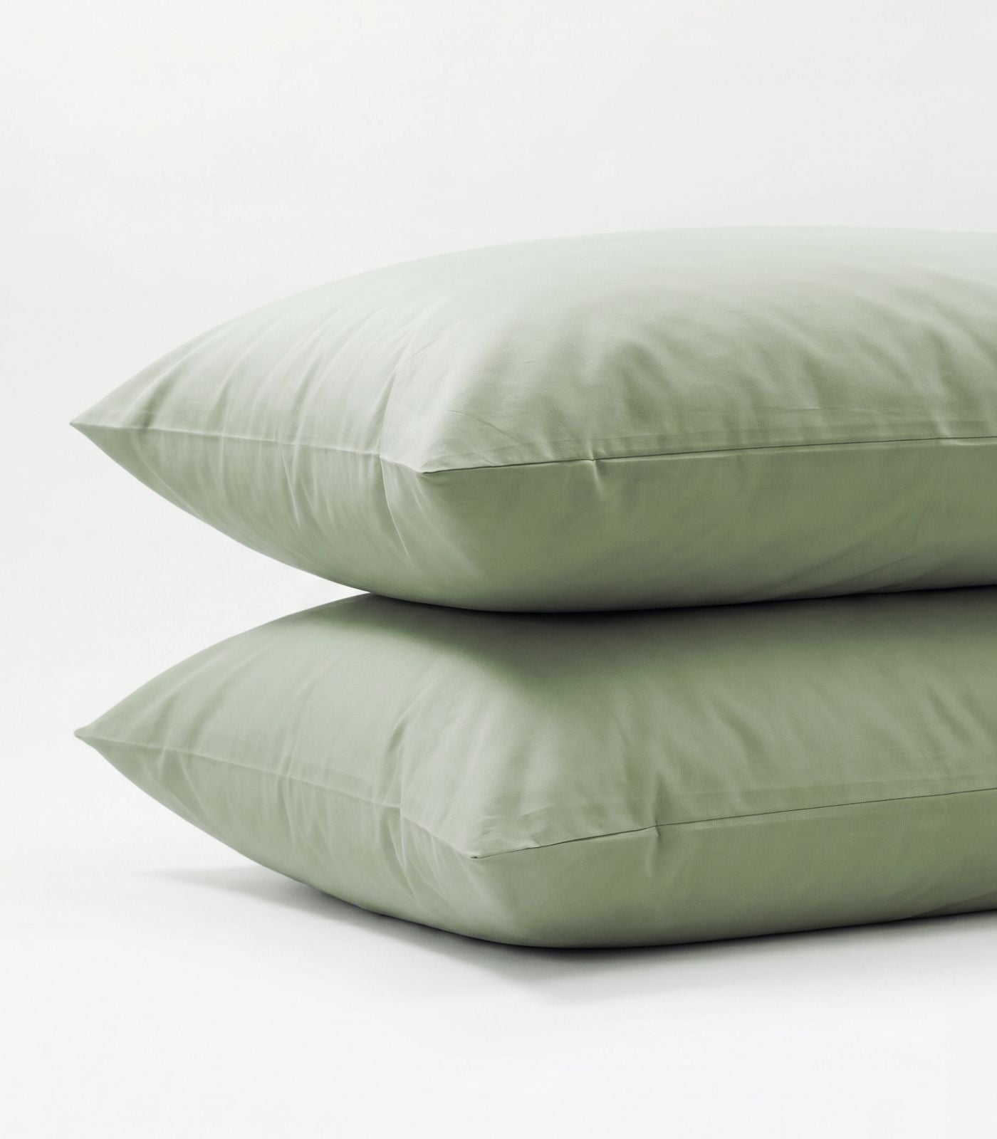 Percale Pillow Cases - Sage