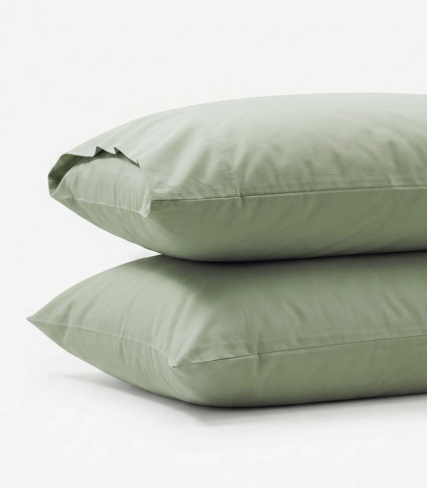 Percale Pillow Cases - Sage