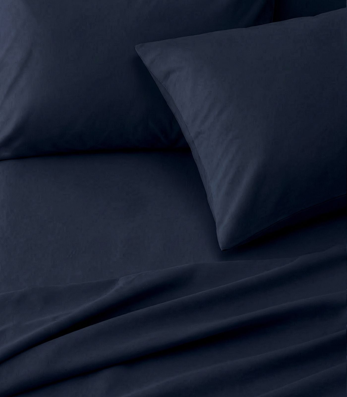 Bhumi Organic Cotton - Percale Sheet Set - Navy
