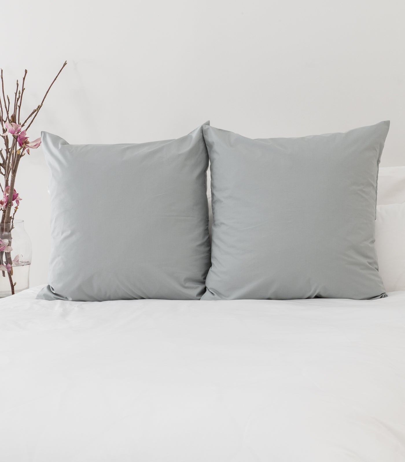 European Percale Pillow Cases - Sky Blue