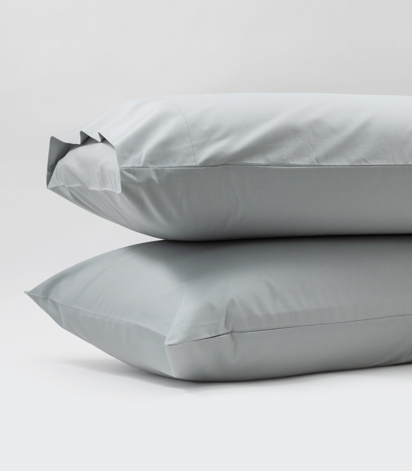 Percale Pillow Cases - Sky Blue