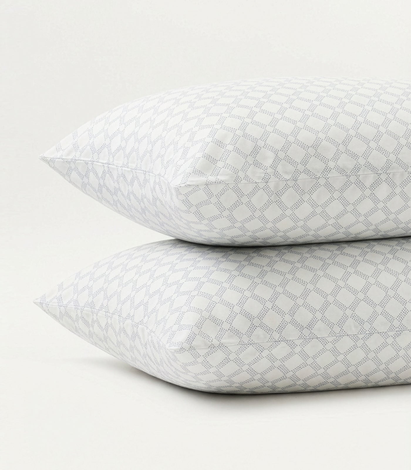 Percale Pillow Cases (Pair) - Limited Edition - Small Dot Blue