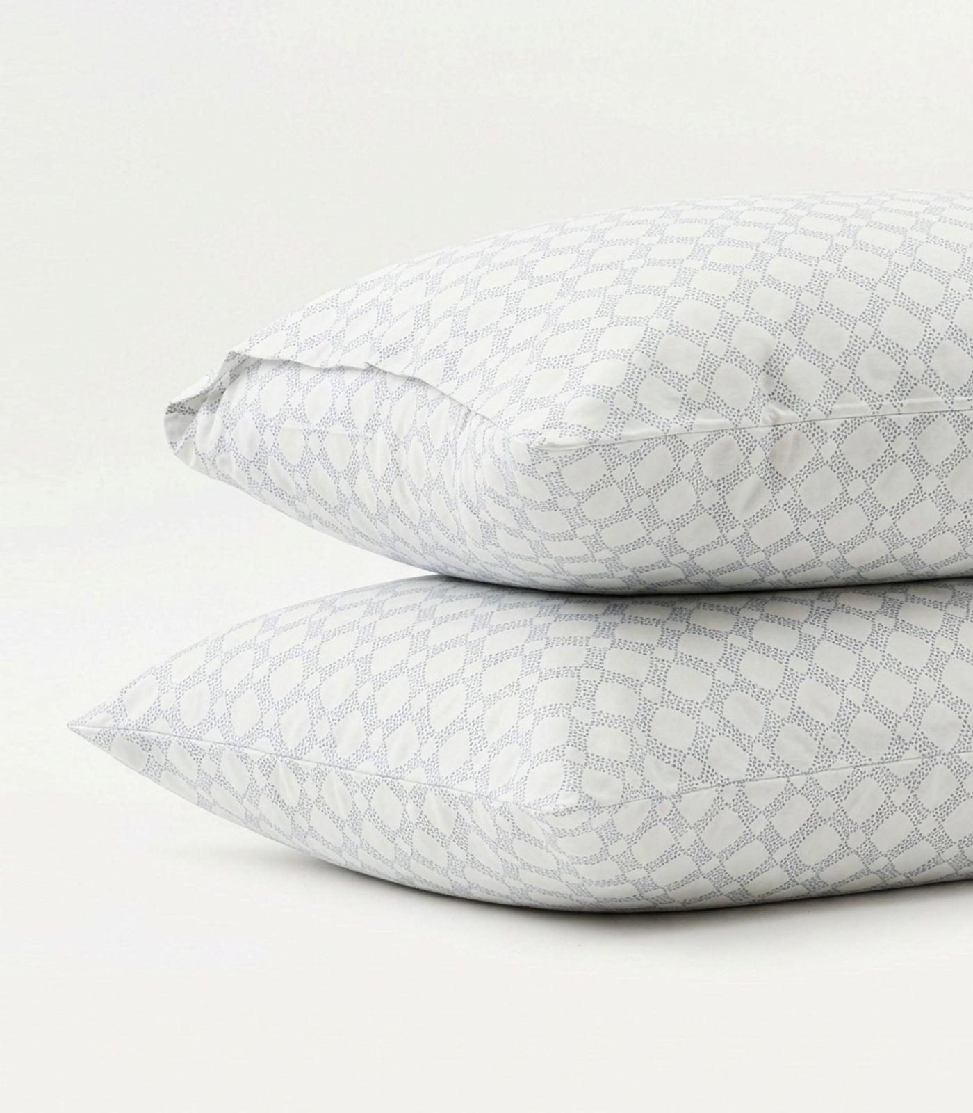 Percale Pillow Cases (Pair) - Limited Edition - Small Dot Blue