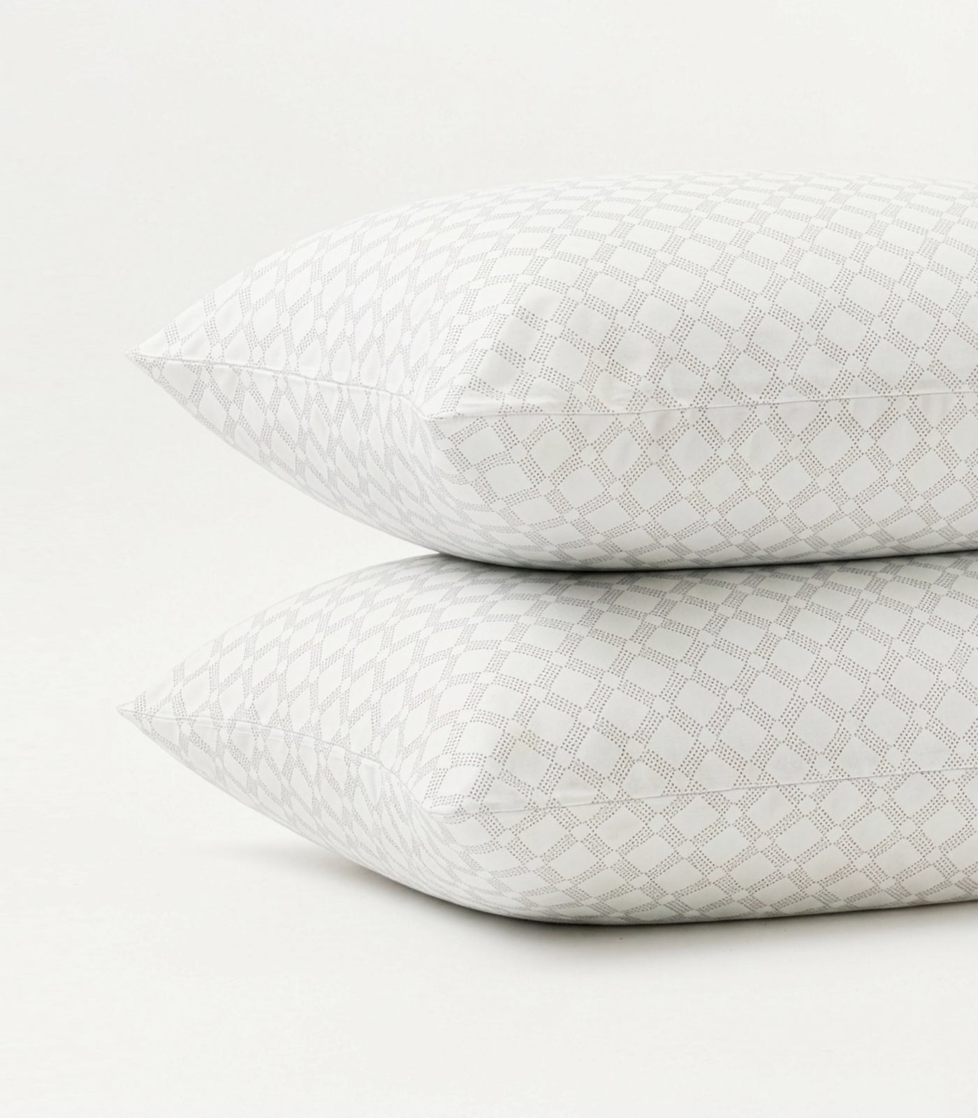 Percale Pillow Cases (Pair) - Limited Edition - Small Dot Grey