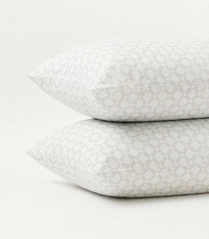Percale Pillow Cases (Pair) - Limited Edition - Small Dot Grey