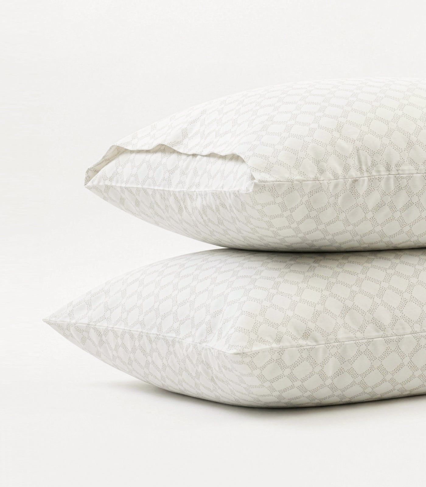 Percale Pillow Cases (Pair) - Limited Edition - Small Dot Grey