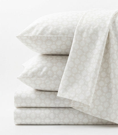 Percale Sheet Set - Limited Edition - Small Dot Grey