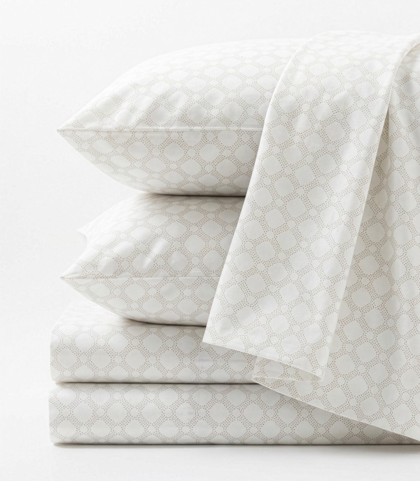 Percale Sheet Set - Limited Edition - Small Dot Grey
