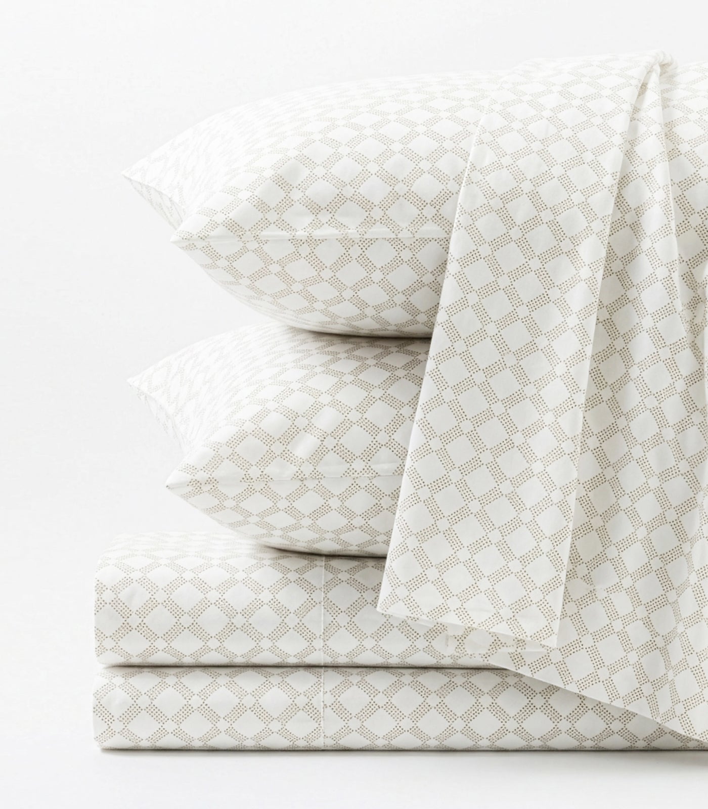 Percale Sheet Set - Limited Edition - Small Dot Pine