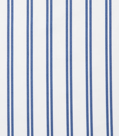 Percale Sheet Set - Limited Edition - Tandem Stripe Cobalt Blue
