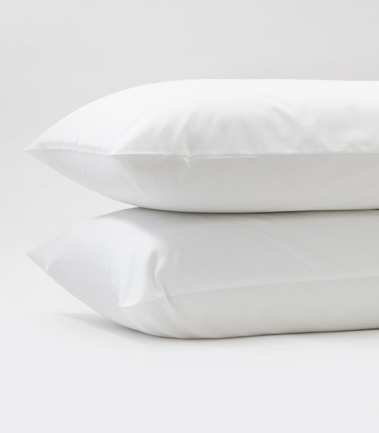 Percale Pillow Cases - White