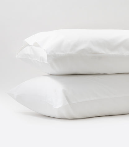 Percale Pillow Cases - White