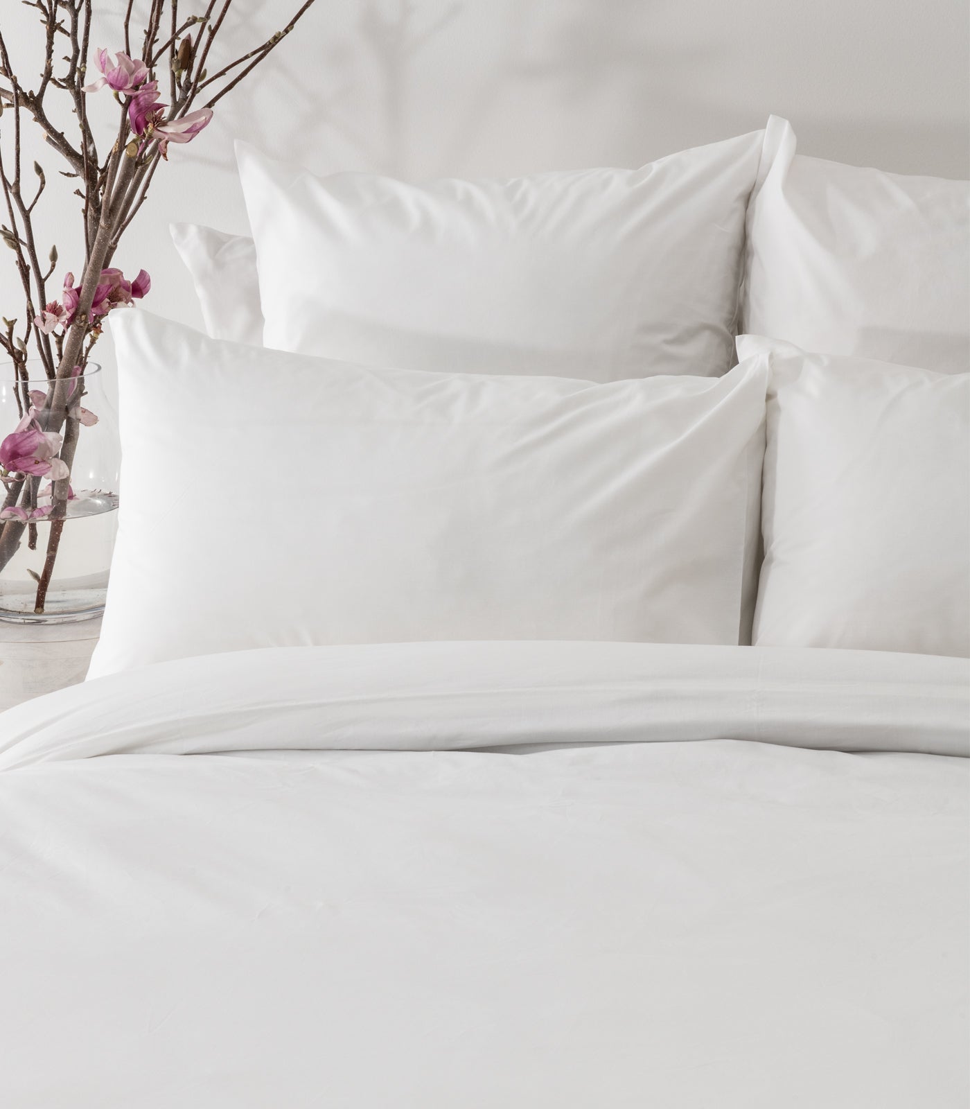 Percale Quilt Set - White