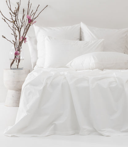Percale Sheet Set - White