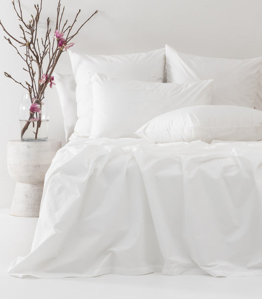 Percale Sheet Set - White