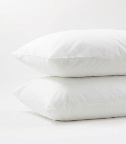 Percale Pillow Cases - White