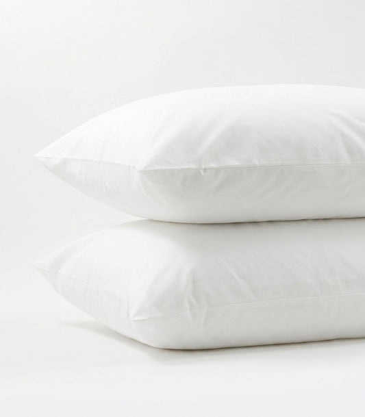 Percale Pillow Cases - White