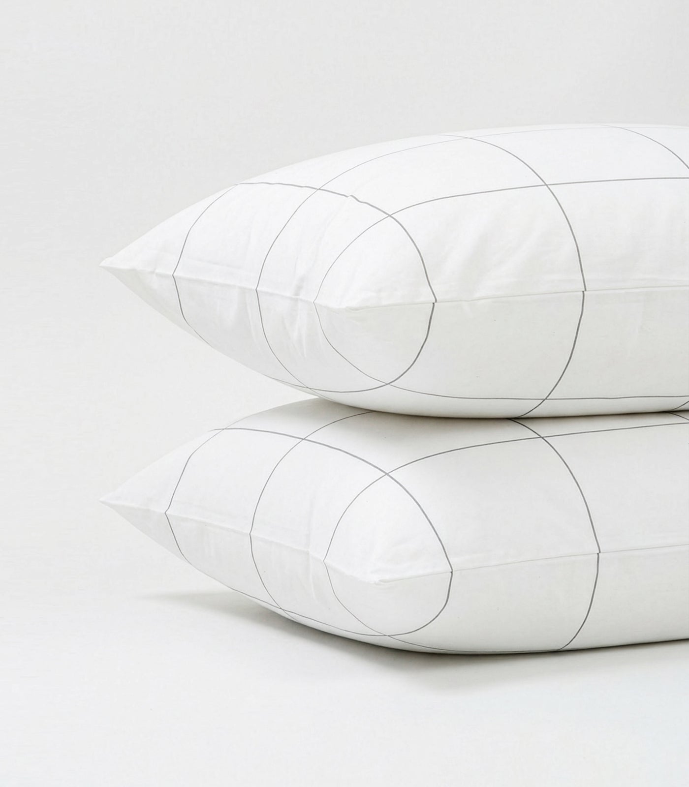 Percale Pillow Cases (Pair) - Limited Edition - Windowpane
