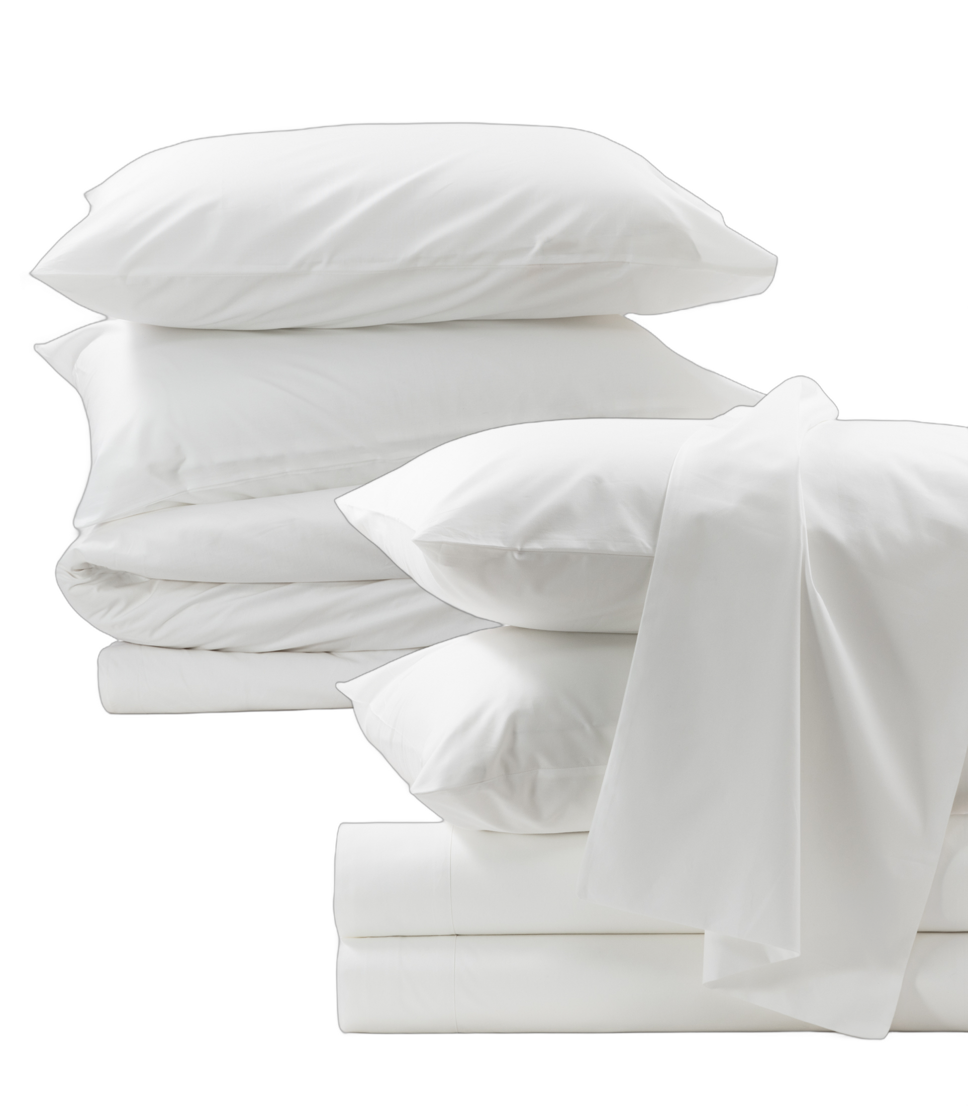 Percale Essential Bundle - White