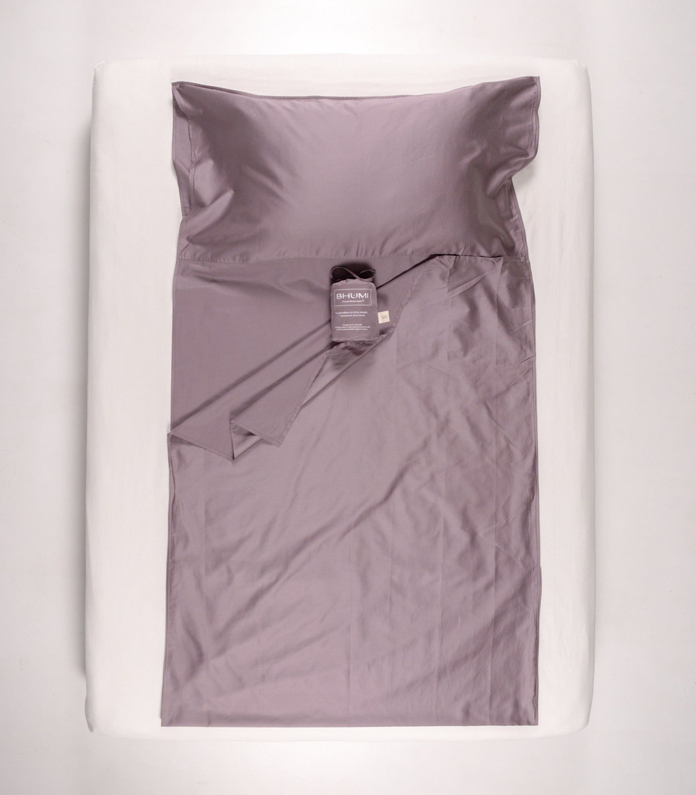 Bhumi Organic Cotton - Travel Sleep Sack - Plum