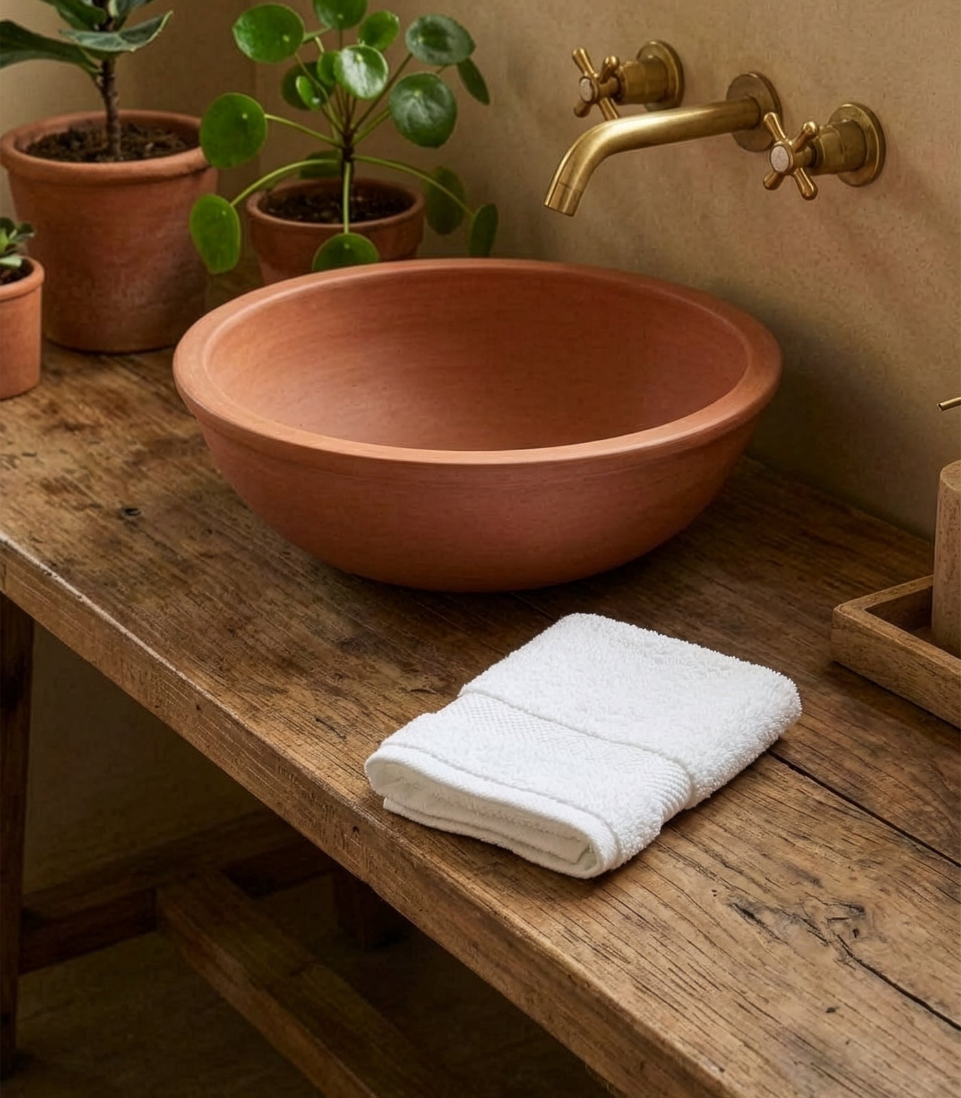 Bhumi Organic Cotton - Hand Towel - White
