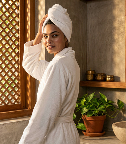 Bhumi Organic Cotton - Head Wrap - White