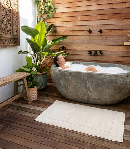 Bhumi Organic Cotton - Bath Mat - Natural