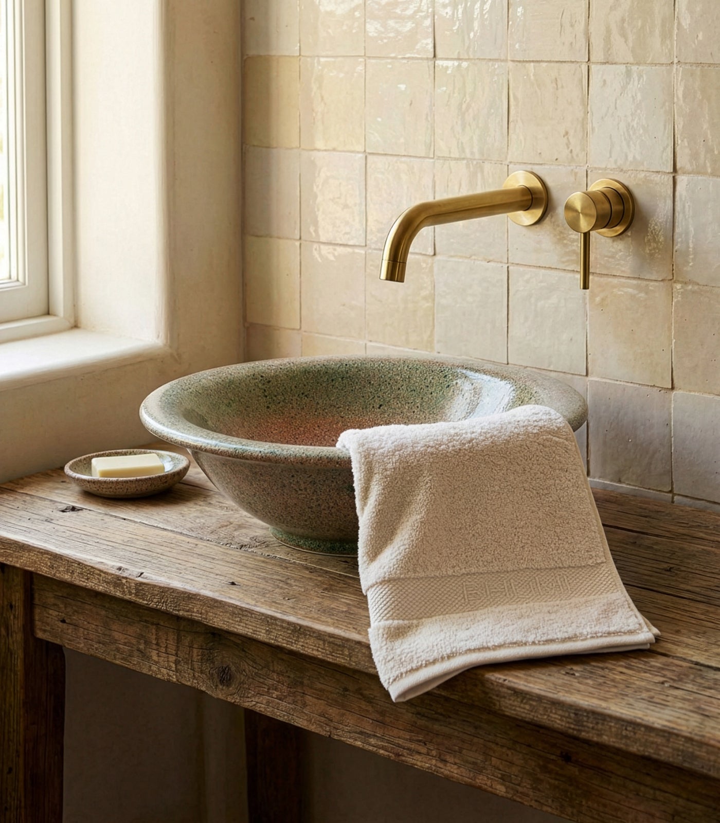 Bhumi Organic Cotton - Hand Towel - Natural