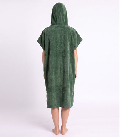 Bhumi Organic Cotton - Poncho - Forest Green
