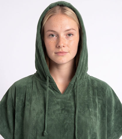Bhumi Organic Cotton - Poncho - Forest Green