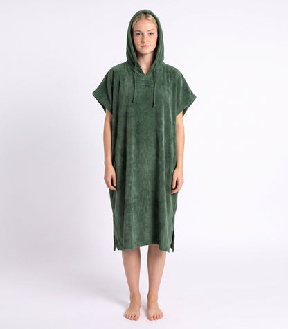 Bhumi Organic Cotton - Poncho - Forest Green