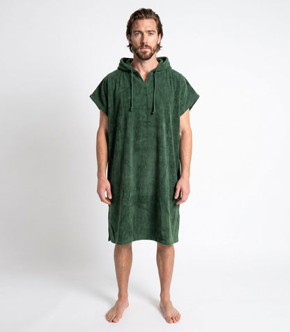 Bhumi Organic Cotton - Poncho - Forest Green