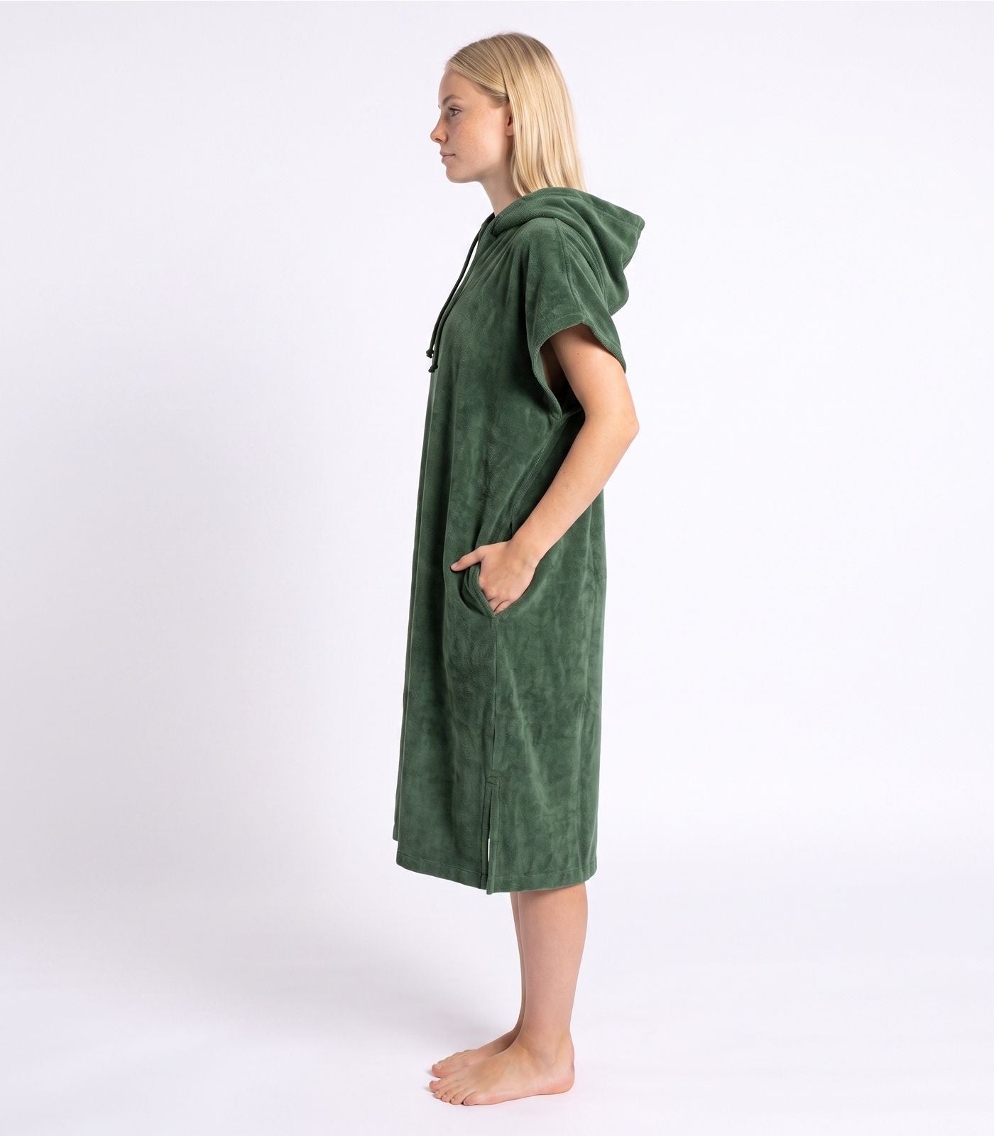 Bhumi Organic Cotton - Poncho - Forest Green